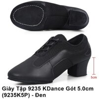 Giày Tập Khiêu Vũ Dancesport 9235 KDance Gót 5cm (9235K5P) - Đen (Tặng Túi Đựng Giày)