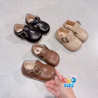 Giày Tây Cho Bé - Giày Da Đế Mềm Phong Cách Retro xinh xắn cho Bé TAY2406
