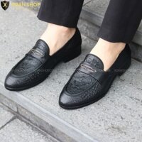 GIÀY TÂY GIÀY NAM KIỂU DÁNG HÀN QUỐC  DA MỀM  ĐAI ÉN MẪU 2020