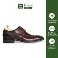 Giày tây nam da bò cao cấp Brogue Derby da bóng Laforce Hà Nội GNLA3027-M005-CF-LFHN
