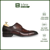 Giày tây nam da bò cao cấp kiểu dáng Brogue Derby da bóng Laforce Hạ Long GNLA3027-M005-CF-LFHL