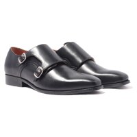 Giày tây nam da bò Ý Double Monk Strap Banuli H1DS1M0 - Da Bò Nhập Khẩu, Đế Phíp Cao Cấp