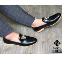 Giày tây nam da trơn mũi nhọn logo hổ báo sang trọng :)) :))