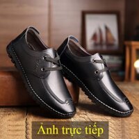 Giày tây nam đẹp hàng hiệu da bò cao cấp nhập khẩu Italy 2021 ST167 -  giày công sở nam da thật