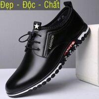 Giày tây nam đẹp hàng hiệu da bò cao cấp nhập khẩu Italy 2021 ST166 -  giày công sở nam da thật