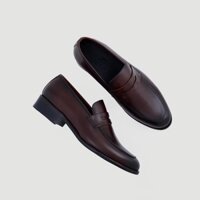 Giày tây nam G-5387 JB JAMES BLANC da bò nhập khẩu, chất da mềm mịn , lót da khử mùi đi êm chân