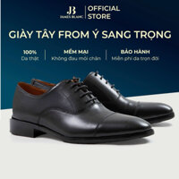 Giày Tây Nam G-9981 JB James Blanc Oxford Da Bò Nhập Khẩu, Đế Phíp Khâu McKay, Giày Da Nam