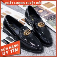 Giầy tây nam Gucci,Giầy lười nam da bóng,Giầy công sở thời trang