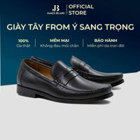 Giày Tây Nam JAMES BLANC JB G0614 Da Bò Nhập Khẩu Mềm Mại Đế Phíp Siêu Nhẹ Êm Chân