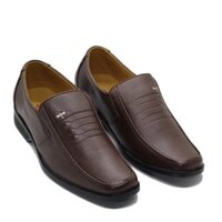 Giày tây nam mũi bo tròn đế cao su được khâu chắc chắn size 38 đến 43 - HÀNG NHẬP KHẨU