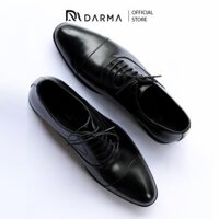 Giày Tây Nam Oxford Công Sở Kiểu Derby Buộc Dây Màu Đen Sang Trọng Trẻ Trung Da Bò Cao Cấp Hàng Hiệu DARMA Giày Nam Đẹp