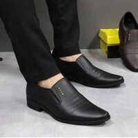 Giày tây tăng chiều cao ẩn 7cm, đế đã khâu, da cao cấp, mềm - TCC