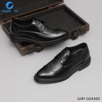 Giày tây Tăng chiều cao Da bò SMARTMEN GD430 Đen