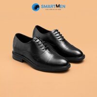 Giày tây Tăng chiều cao Da bò SMARTMEN GD488 Đen