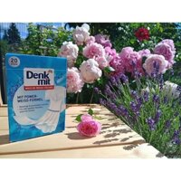 Giấy Tẩy Trắng Quần Áo Cao Cấp, Chuyên Dụng Denkmit 20 miếng - Hàng Chính Hãng Đức