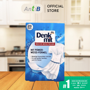 Giấy tẩy trắng quần áo Denkmit( 20 miếng)