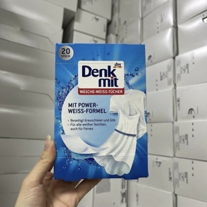 Giấy tẩy trắng quần áo Denkmit( 20 miếng)