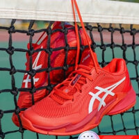 Giày tennis ASICS cho nam mới COURT FF 3 giày chạy thể thao unisex giày tennis màu đỏ sneaker REPT