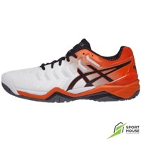 Giày Tennis Asics Gel Resolution 7 White/Koi/Black (E701Y-100)