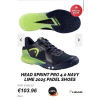 Giày tennis Head Spint 3.5 team chính hãng đen xanh lá