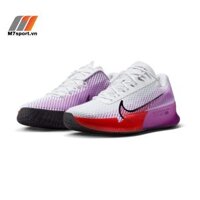 Giày Tennis Nike Court Air Zoom Vapor 11 HC Nam – Màu Trắng/Đỏ Picante