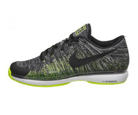 Giày Tennis Nike Zoom Vapor 9.5 Flyknit Bk/Volt/Wh (Hết hàng) | 885725-002 | Nike