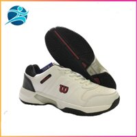 giày tennis pickleball nam wilson mẫu mới màu trắng đỏ, đủ size dành cho nam