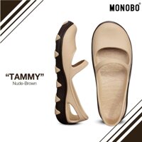 Giày Thái Lan nữ Monobo Tammy – kem - Giày Nhựa Chuyên Dụng Đi Mưa Thời Trang Chống Trơn Trượt