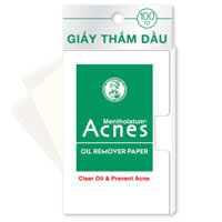 Giấy Thấm Dầu Acnes Oil Remover Paper 100 Tờ