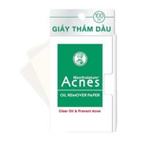 Giấy Thấm Dầu ACNES OIL REMOVER PAPER (100pcs)