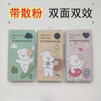 Giấy thấm dầu hai màu hai tác dụng cho da mặt, kiểm soát dầu cho sinh viên, than tre với giấy phấn lỏng, giấy nhung lỗ chân lông mùa hè[yfs]