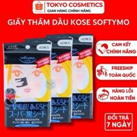 Giấy Thấm Dầu Kose Softymo Than Hoạt Tính 60 Tờ Nội Địa Nhật Thấm Hút Tốt, An Toàn Cho Da | SAKURA - Hàng Nhật Nội Địa