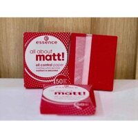 GIẤY THẤM DẦU MATTE CONTROL OIL PAPER ESSENCE
