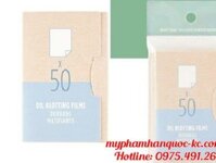 Giấy thấm dầu The face shop oil control film – 50 miếng