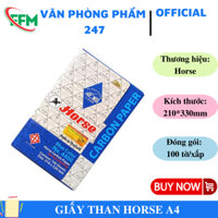 Giấy Than Horse A4 - Sự lựa chọn tuyệt vời cho in ấn chất lượng