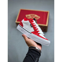 Giày thấp chống trượt Vans chukka màu đỏ và trắng kích thước 35-45
