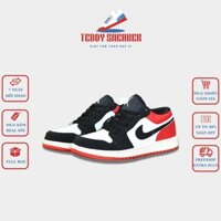 Giày Thể Thao 𝗝𝗼𝗿𝗱𝗮𝗻 Thấp Cổ Nam Nữ Đen Đỏ, Giày Sneaker 𝗝𝗼𝗿𝗱𝗮𝗻 Cổ Thấp Màu Đỏ Đen Full Box