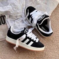 Giày thể thao Adidas Campus 00s 3 sọc da nỉ đế cao bản dây to đủ 3 màu cực chất đế cao phối đồ nam nữ