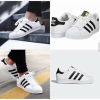 Giày thể thao adidas nam nữ, giày Adidas superstar tem vàng hàng đẹp full box bill