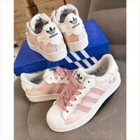Giày Thể Thao Adidas Superstar Das Sò Nam Nữ Màu Hồng Hàng Cao Cấp Hot Trend Full Boxx