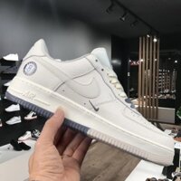 Giày thể thao AF1 âm dương, Giày Air force 1 Brooklyn Sail Black be sữa phối đồ nam nữ hot trend 2024 Full box