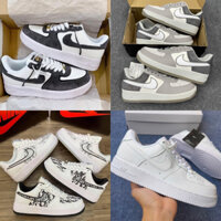 Giày thể thao A.F1 d.i.o, Giày sneaker N i ke xám lông chuột nam nữ Hot trend Full Box Bill