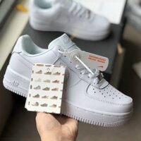 Giày thể thao AF1 Trắng, Giày sneaker air force 1 trắng full nam nữ siêu hot dễ phối đồ FullBoxBill D186 36D Sneaker