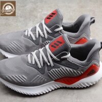 Giầy thể thao Alphabounce grey xám đỏ đế trắng thời trang nam , nữ  [TOP CHAY ]