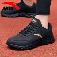 Giày thể thao Anta Giày Nam Giày Nữ Giày chạy bộ giày thường ngày màu đen chống trượt thoáng khí chống thấm nước mẫu mới mùa thu 2024