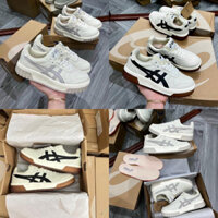 Giày thể thao Asics Court MZ Cream Black Gum nam nữ, giày asics đế cao su bản Cao Cấp siêu đẹp