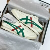 Giay the thao Asics onitsuka hổ trắng xanh đỏ hottrend 2023