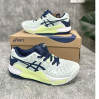 giày thể thao ASICS Women's Tennis Shoes GEL-RESOLUTION 9 Pale Mint/Blue Expanse 1042A208.301