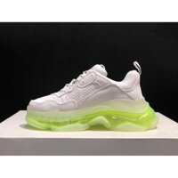 Giày thể thao Balenciaga tripe-s chính hãng, đệm khí màu xám trắng nền dày CBTV KZAT