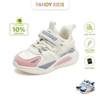 Giày Thể Thao Bé Gái HOBIBEAR Sketch White/Pink Fandy Kids EVA Trắng Hồng - Bảo Hành Keo Trọn Đời